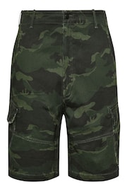 BadRhino Big & Tall Green Camo Cargo Shorts - Image 3 of 4