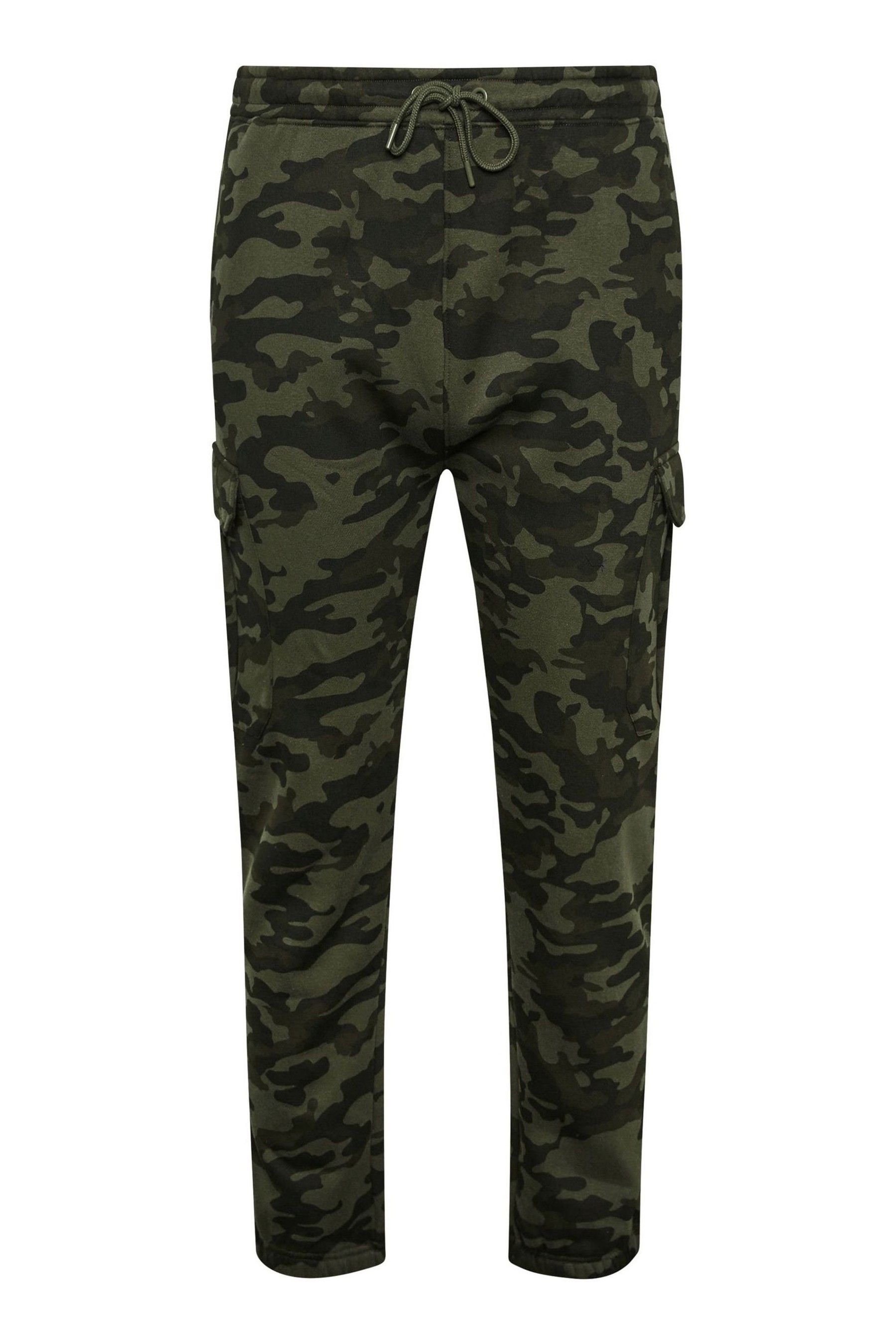 Buy BadRhino Big Tall Green Camo Cargo Joggers from the Next UK online shop