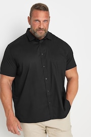 BadRhino Big & Tall Black Stretch Short Sleeve Shirt - Image 1 of 3