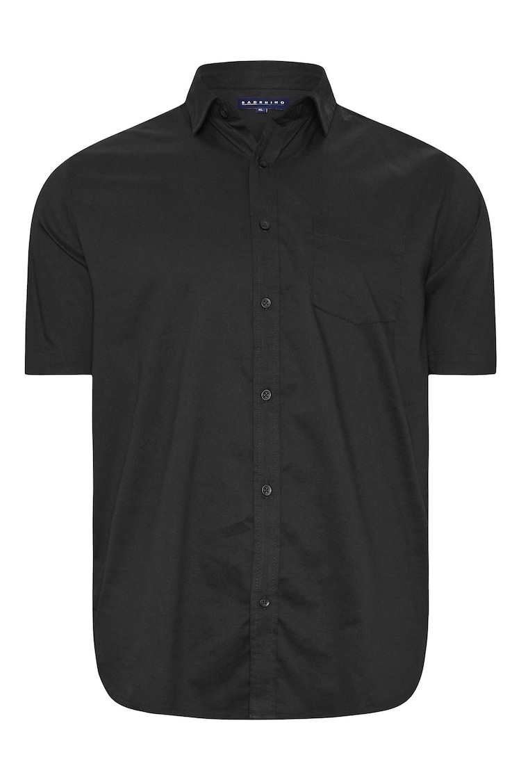 BadRhino Big & Tall Black Stretch Short Sleeve Shirt - Image 2 of 3