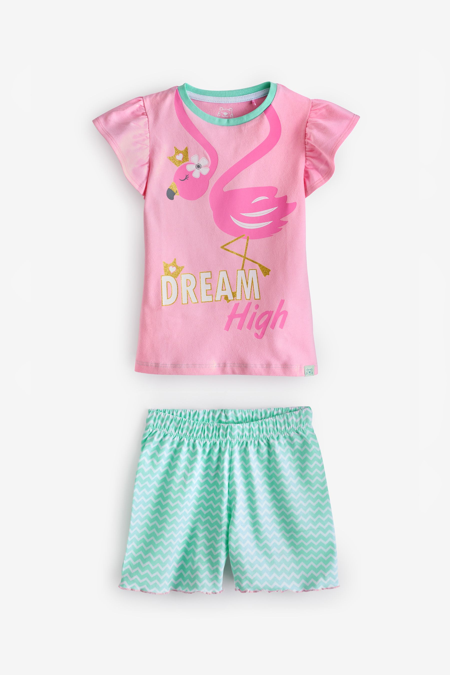 Buy Harry Bear Pink Flamingo Short 100 Cotton Pyjamas from the Next UK online shop