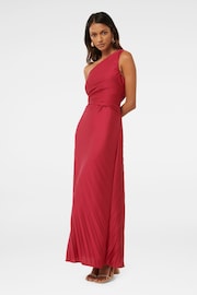 Forever New Red Petite Paula One Shoulder Maxi Dress - Image 4 of 4