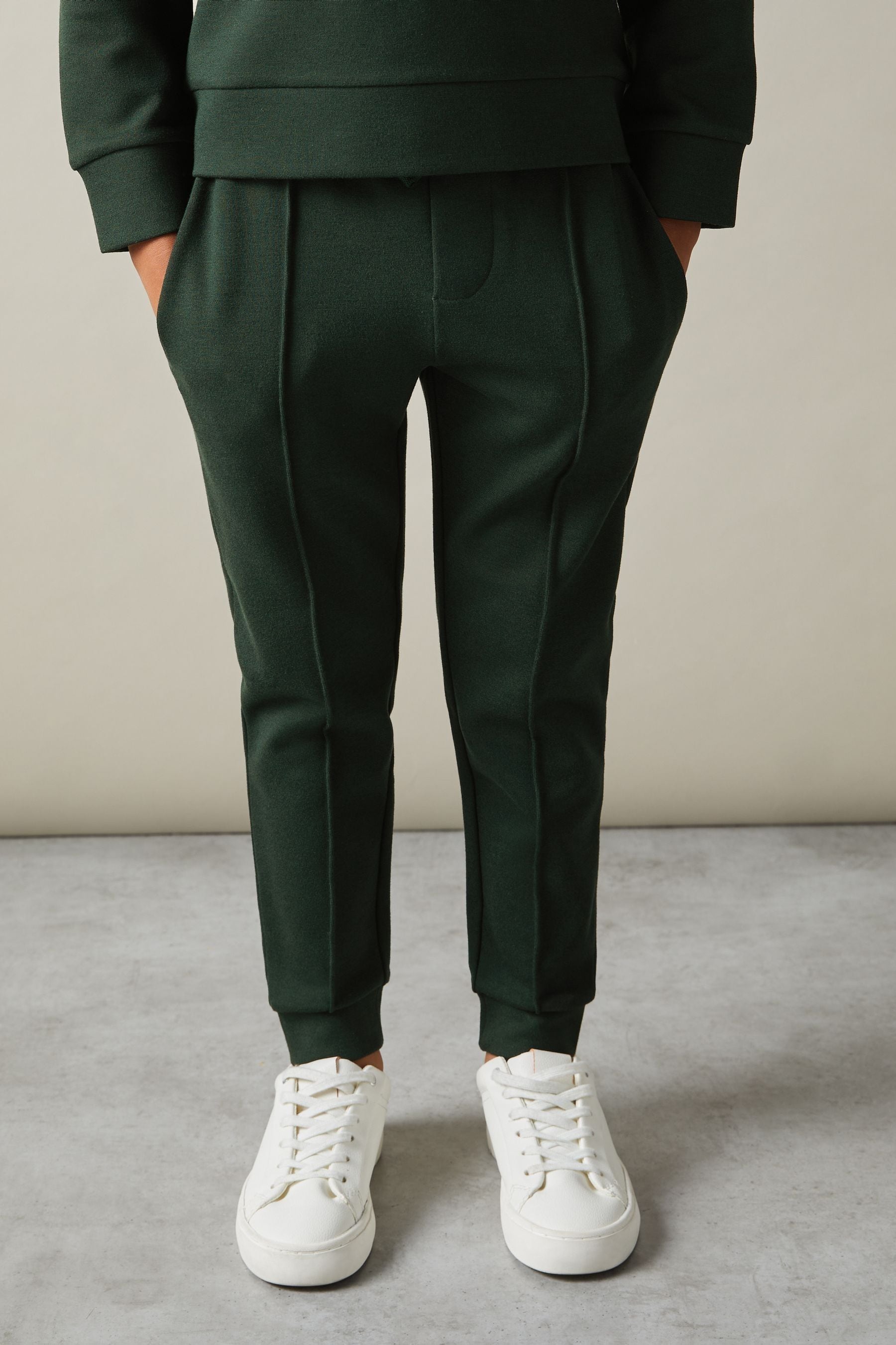 Emerald green joggers on sale