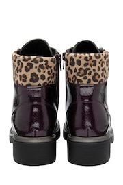 Lotus Purple Patent Ankle Boots - Image 3 of 4