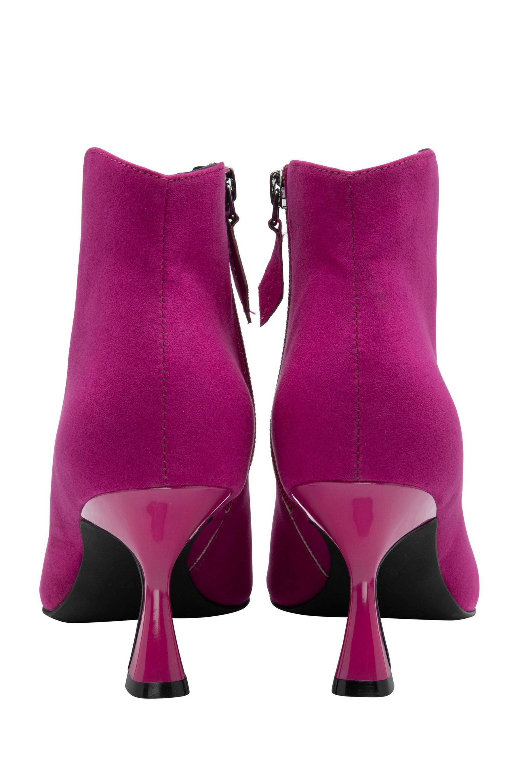 Buy Lotus Pink Kitten Heel Zip Up Ankle Boots from the Next UK online shop