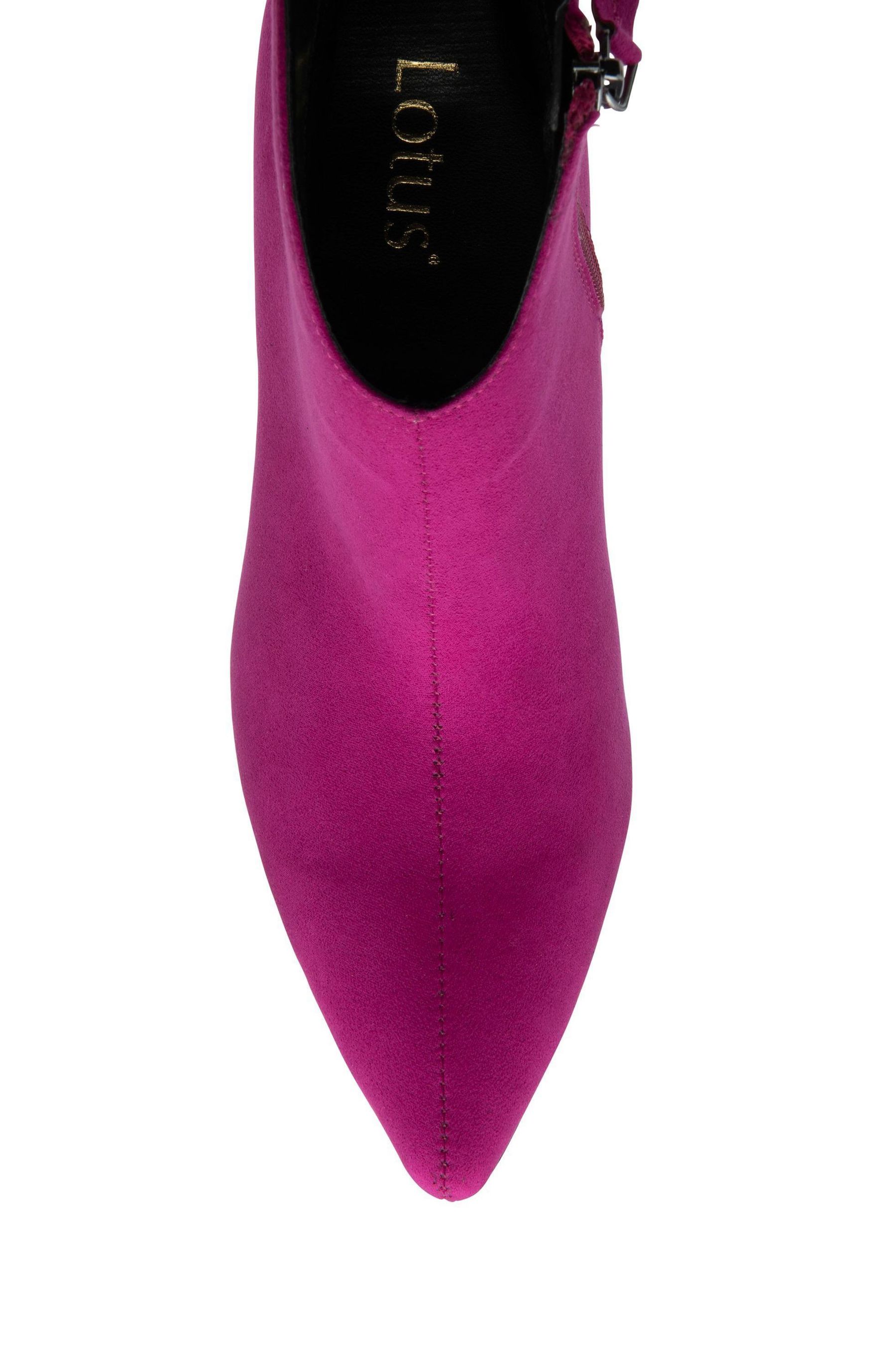 Pink kitten heel ankle boots cheap