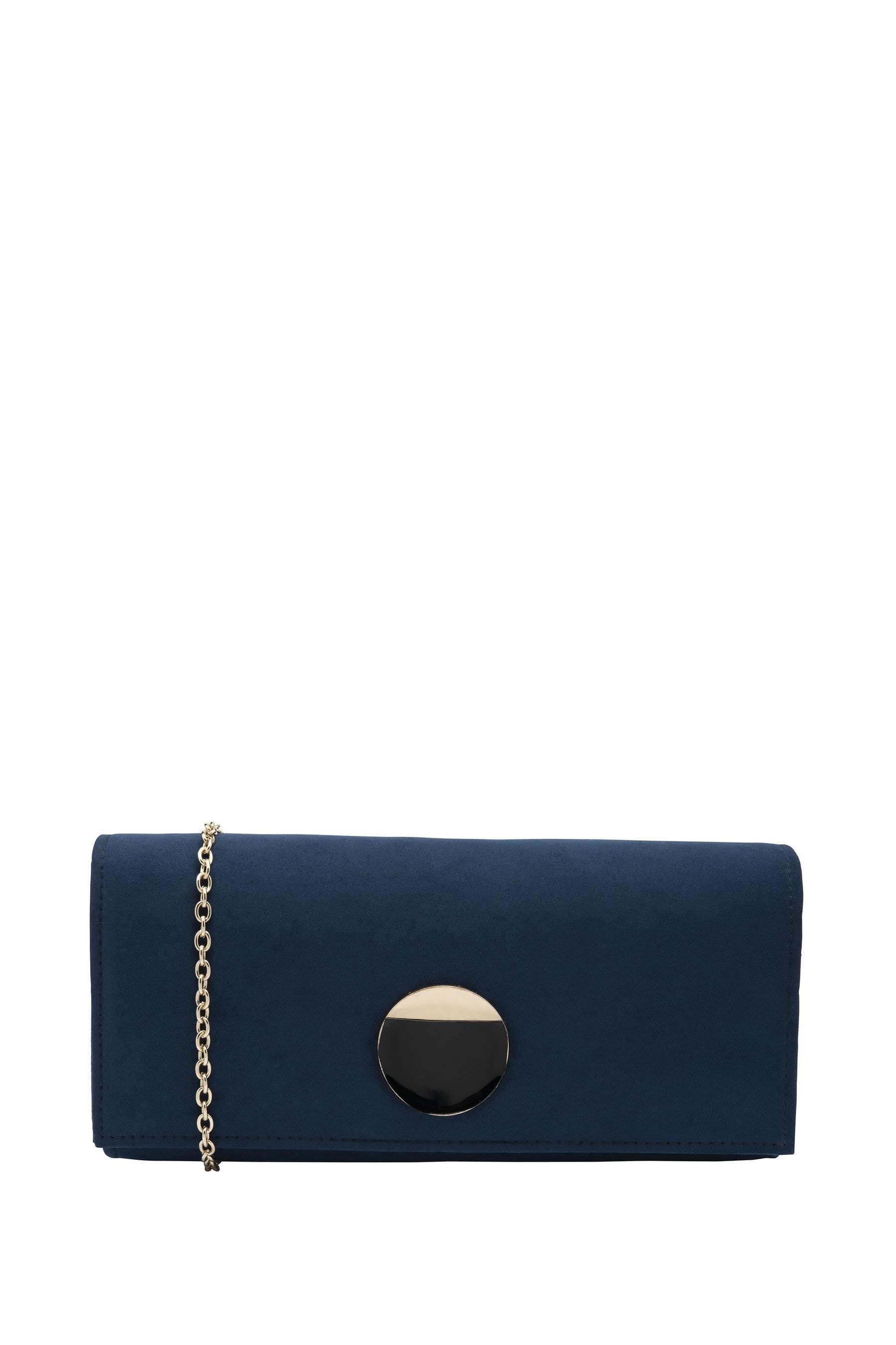 Buy Lotus Blue Clutch Bag with Chain from Next Ireland