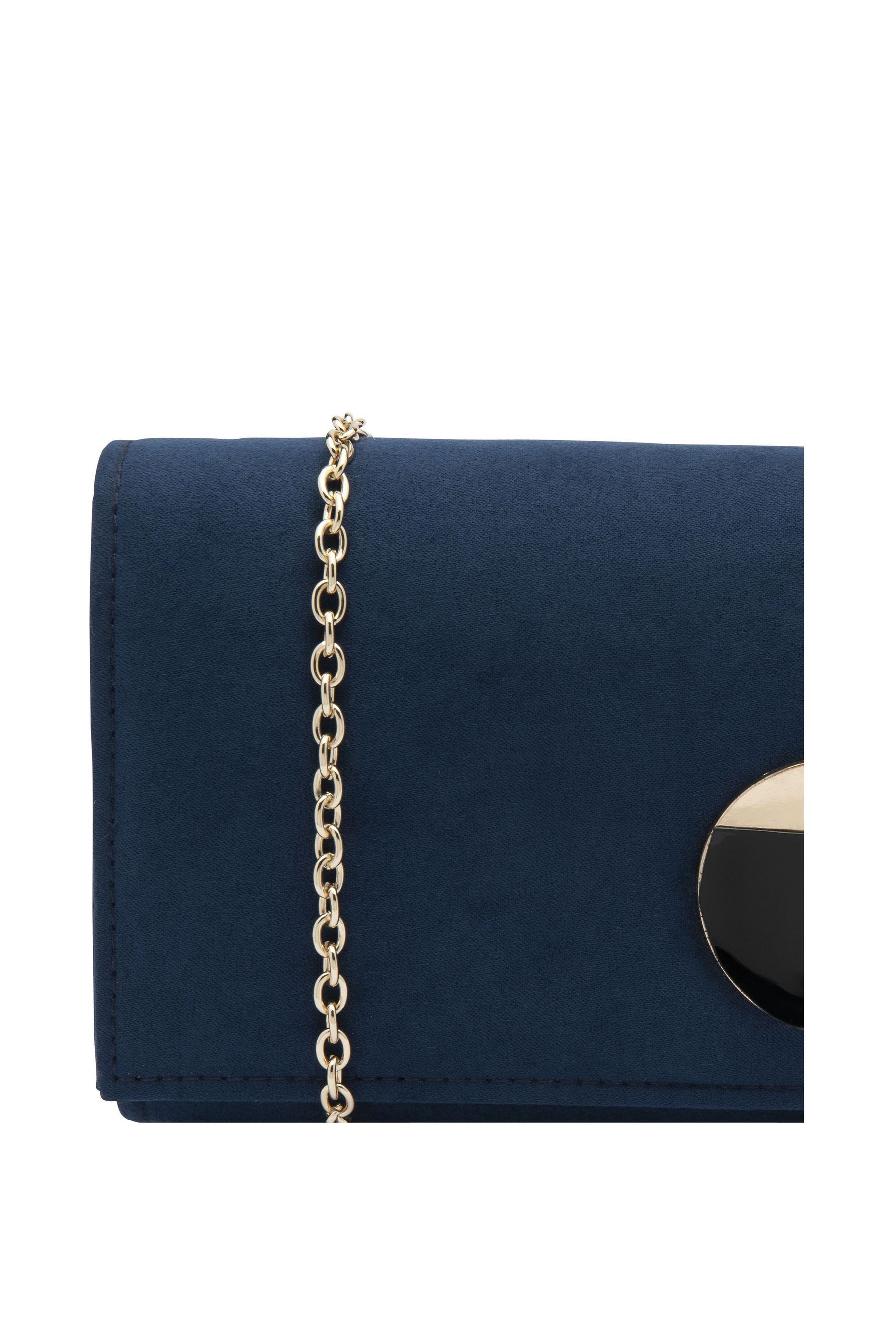 Buy Lotus Blue Clutch Bag with Chain from Next Ireland