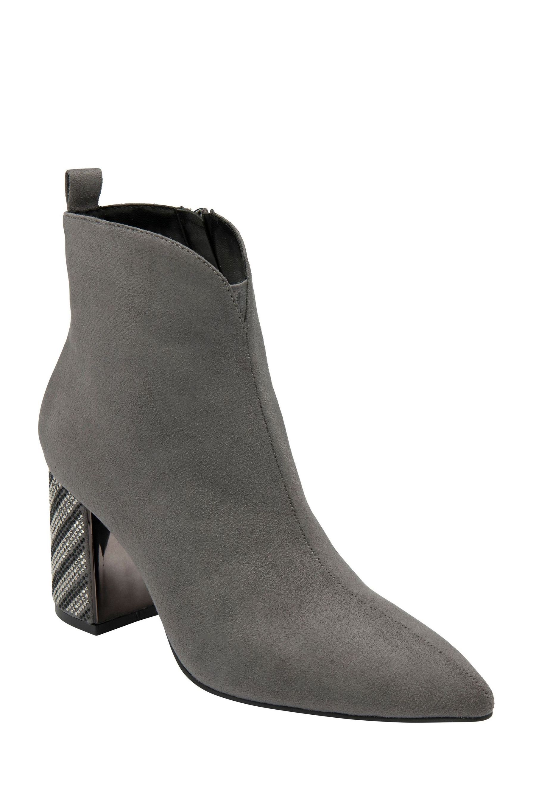 Buy Lotus Grey Pointed Toe Ankle Boots from Next Luxembourg