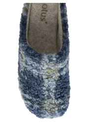 Lotus Blue Polka-Dot Mule Slippers - Image 4 of 4