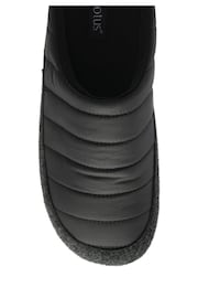 Lotus Black Mule Slippers - Image 4 of 4