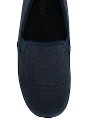 Lotus Blue Textile Full Shoe Slippers - Image 4 of 4