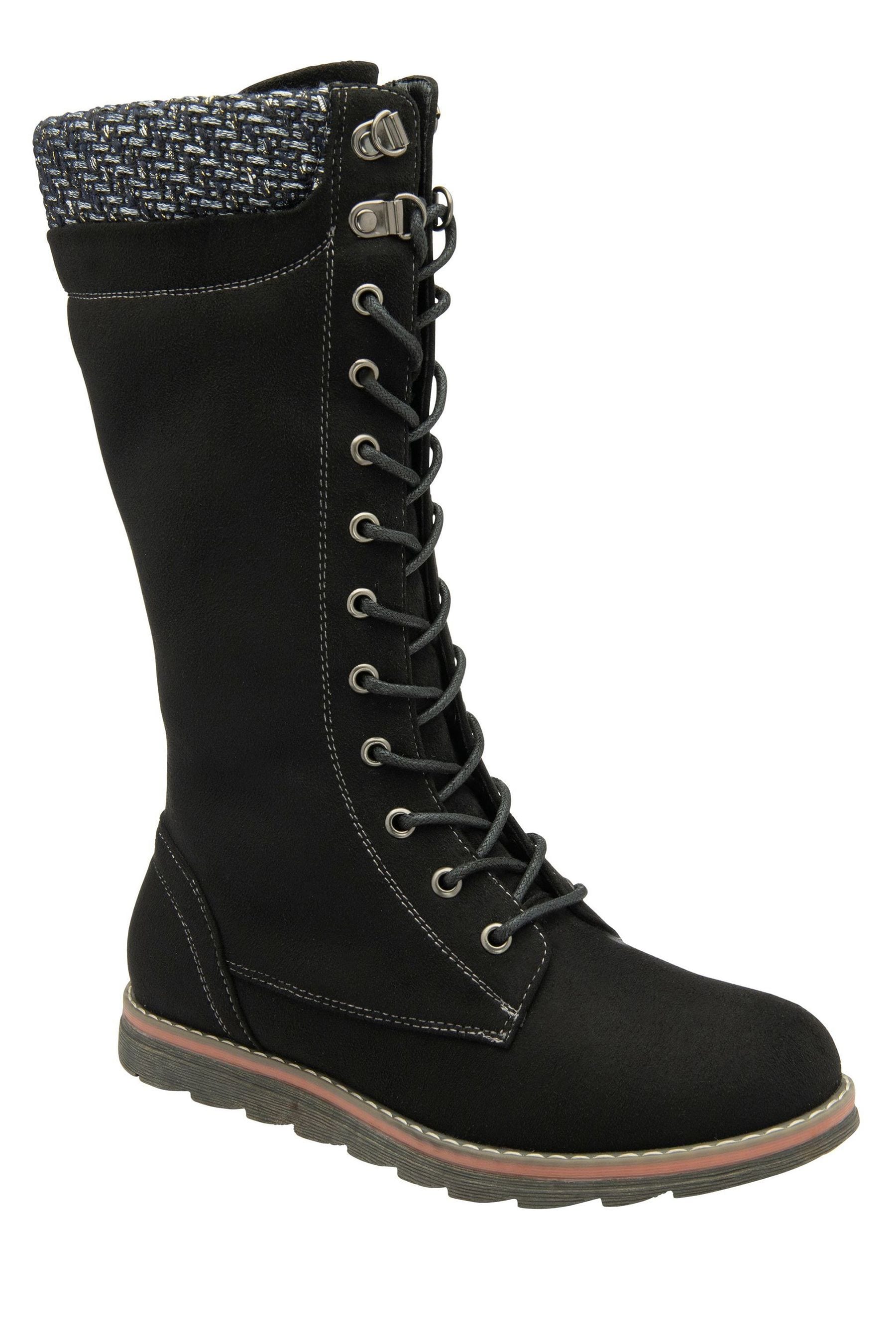 Walking boots knee high best sale