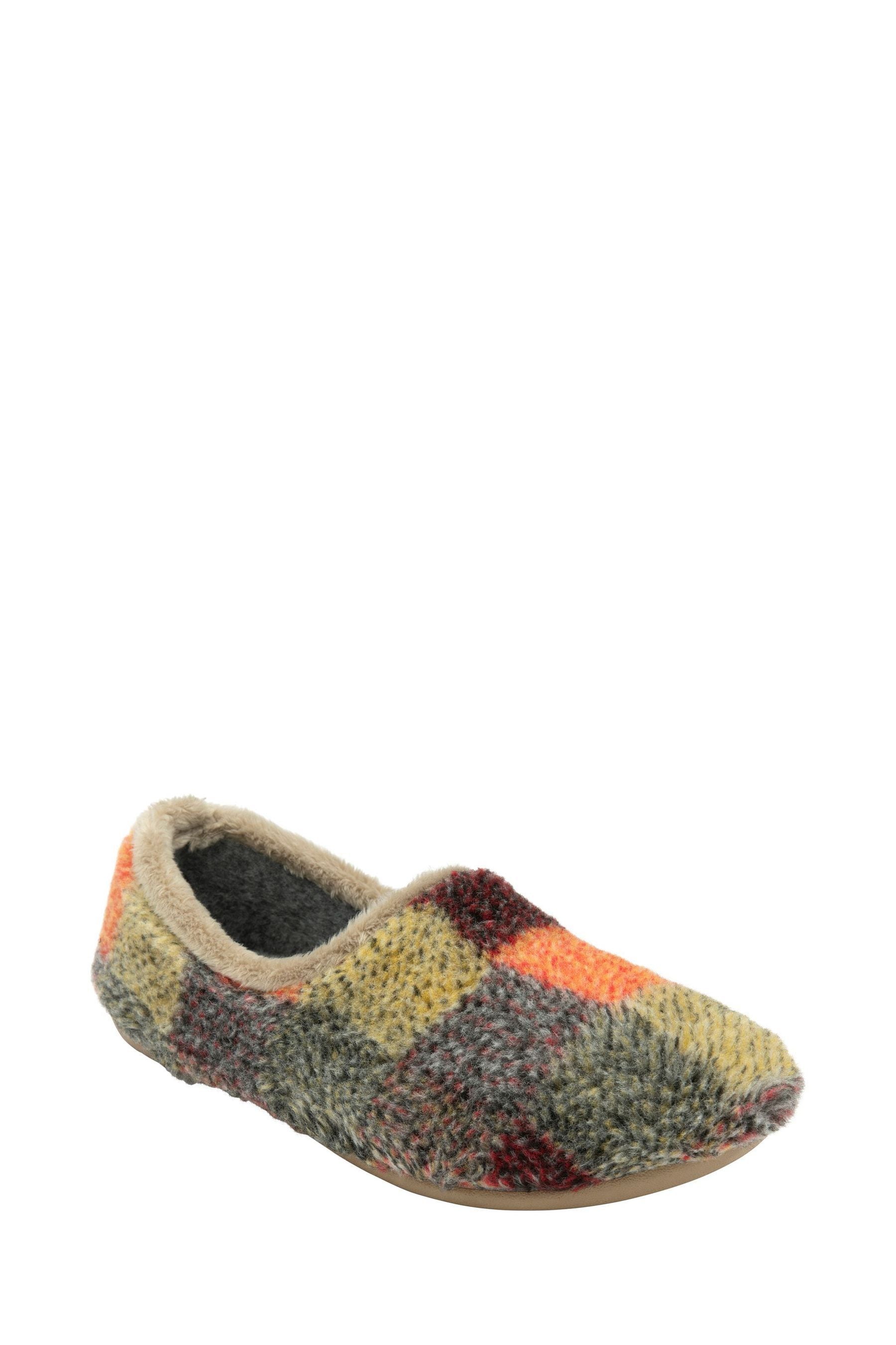 Buy Lotus Natural Textile Multi Coloured Slippers from Next Canada