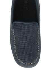 Lotus Blue Textile Full Shoe Slippers - Image 4 of 4