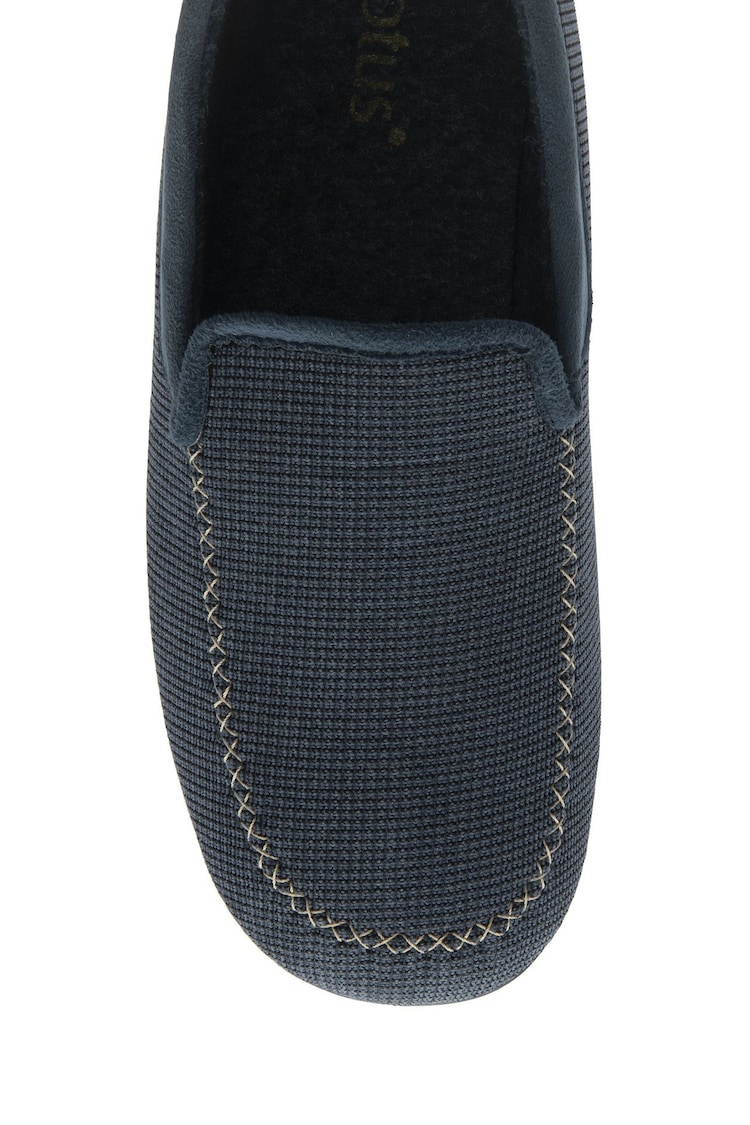 Lotus Blue Textile Full Shoe Slippers - Image 4 of 4