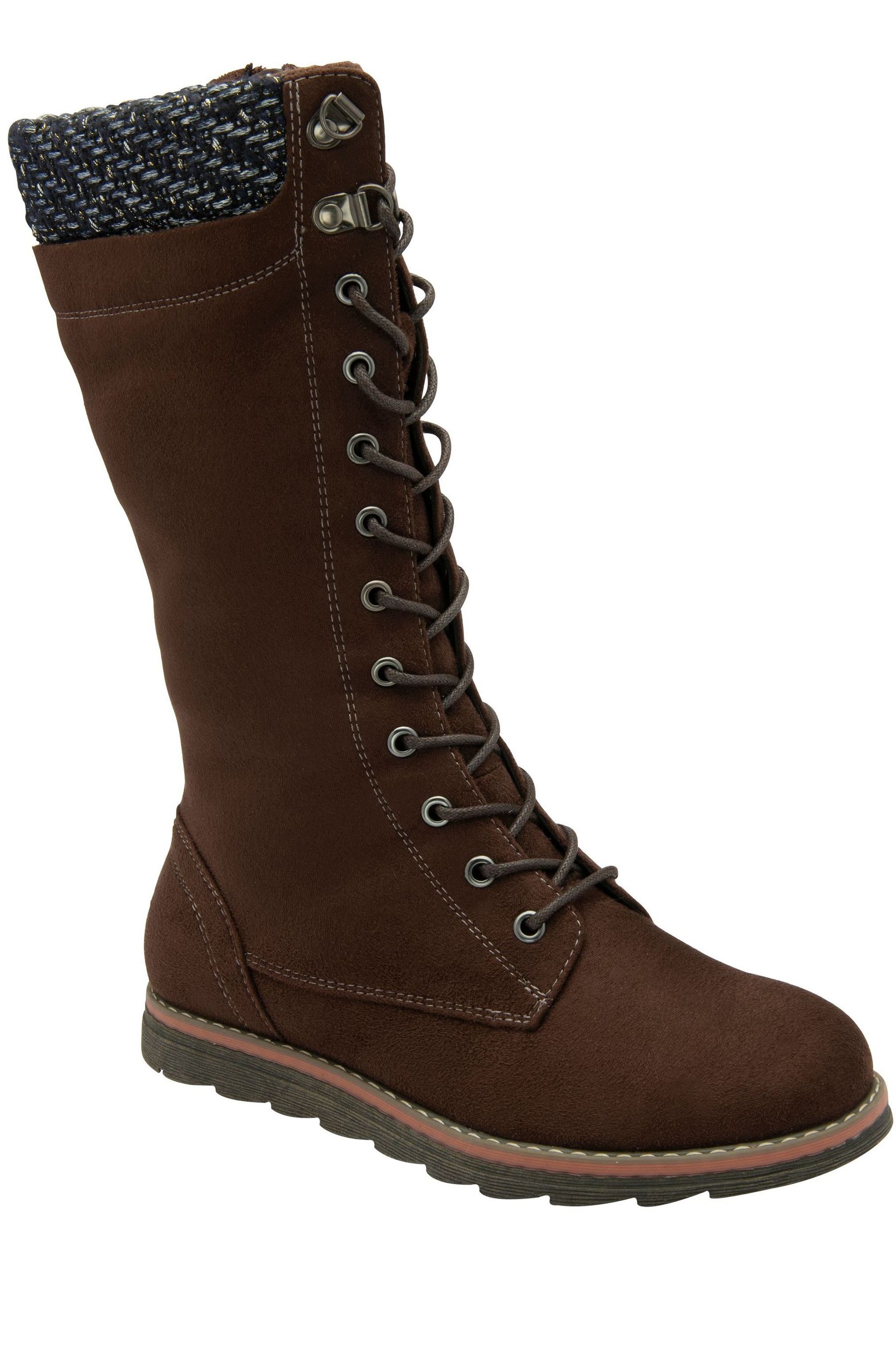 Knee high walking boots top