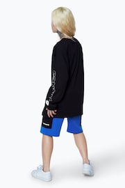 Hype. CONTINU8 Unisex Square Spectrum Boxy Long Sleeve Black T-Shirt - Image 3 of 4