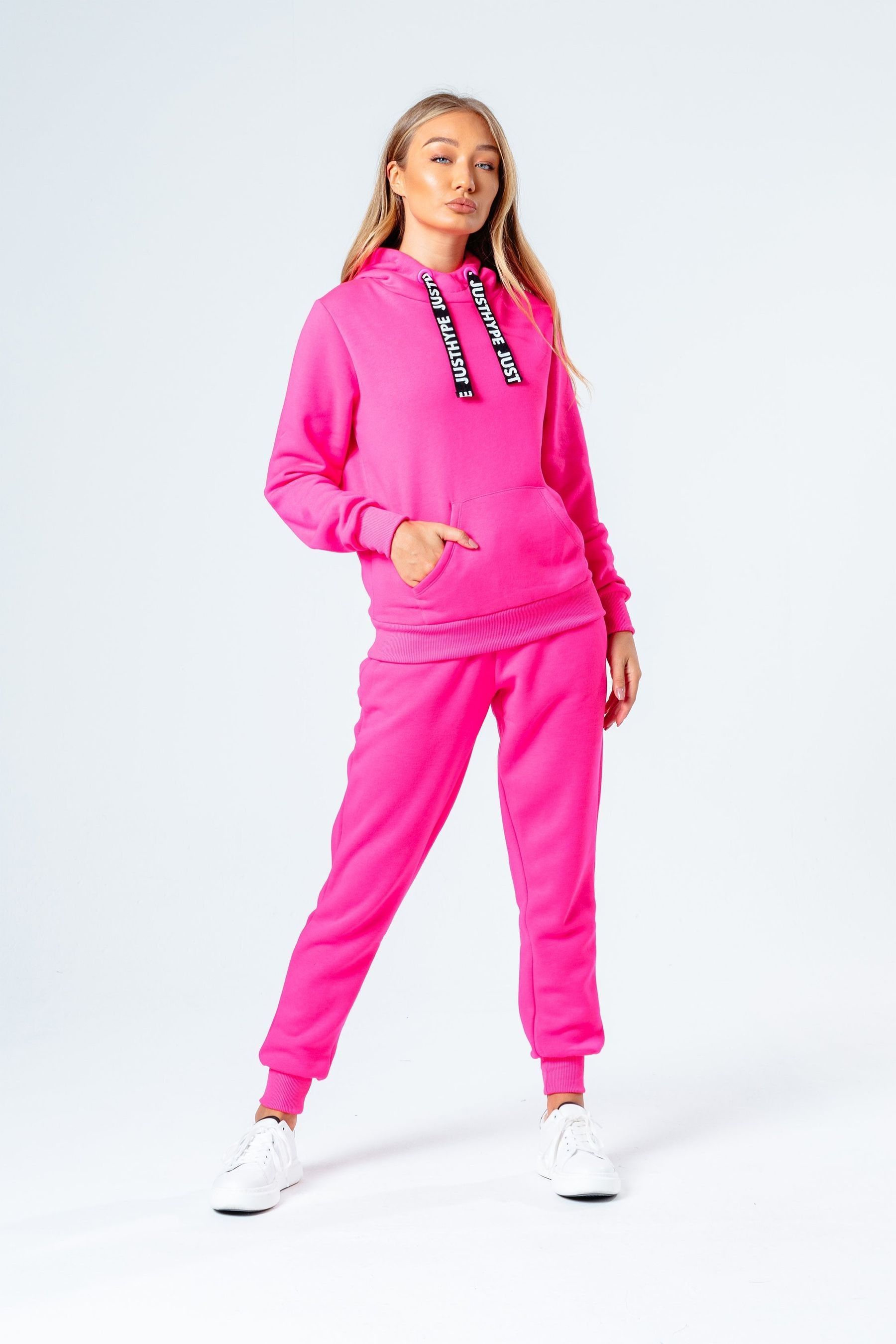 Just hype hoodie pink deals