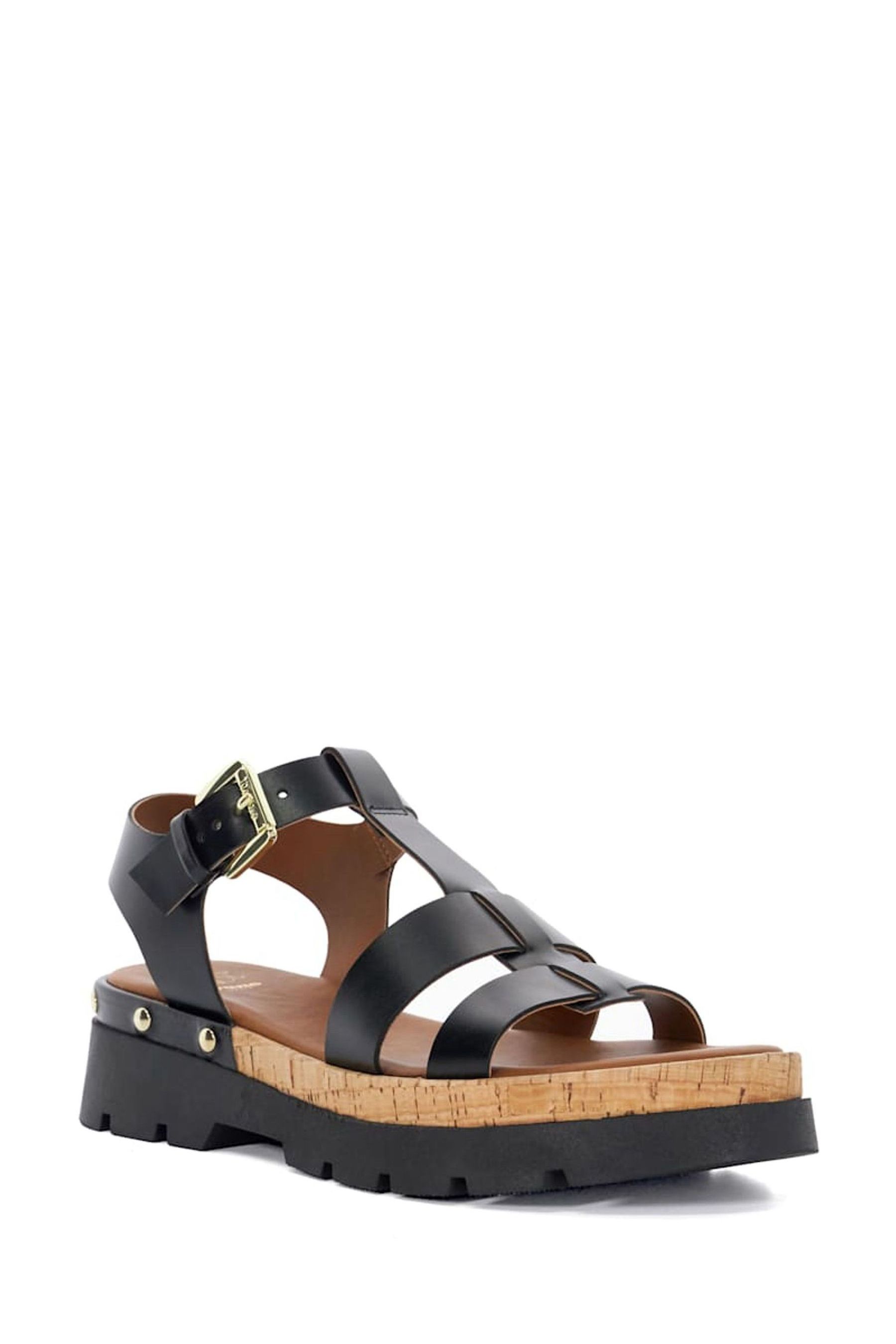 lapi CALVIN KLEIN JEANS Flatform Sandal Crisscross YW0YW00562 Black BDS