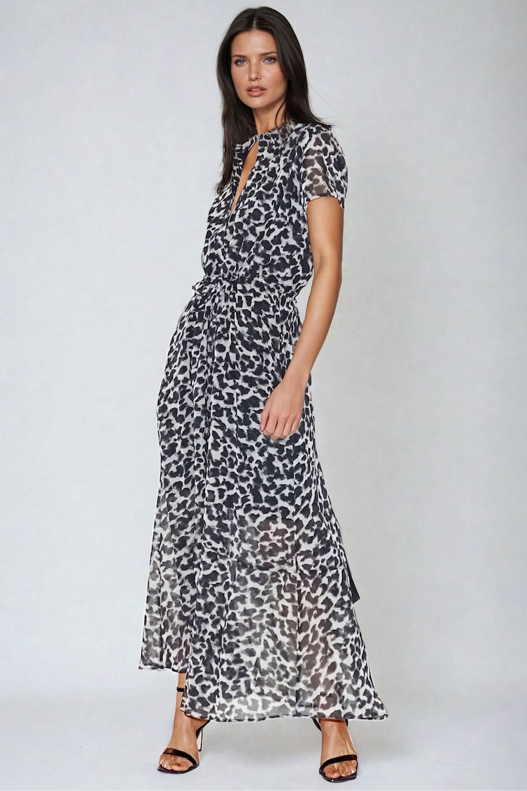 Religion Black Destiny Shirt Dress in Classic Leopard Print - Image 1 of 6