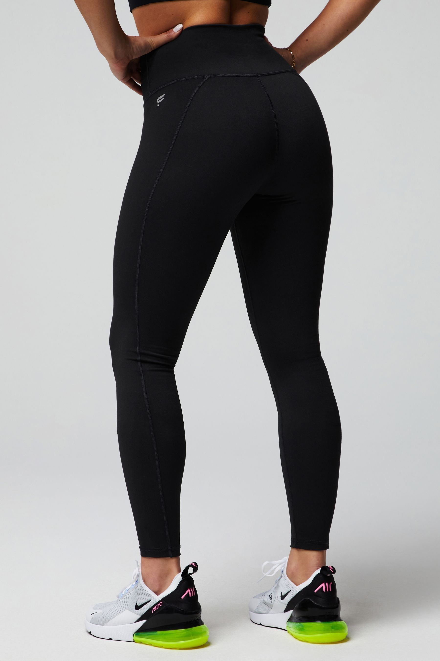 Buy Fabletics Black Define Power Hold High Waisted Leggings from the Next UK online shop