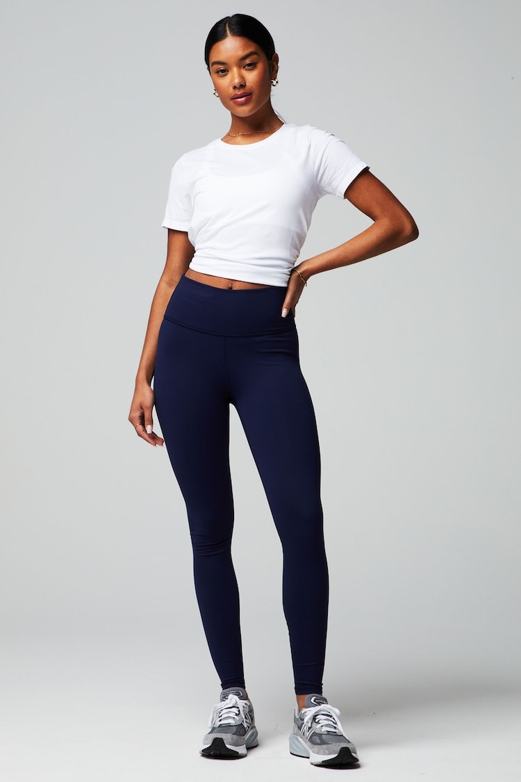 Fabletics Navy Define Power Hold High Waisted Leggings - Image 1 of 5