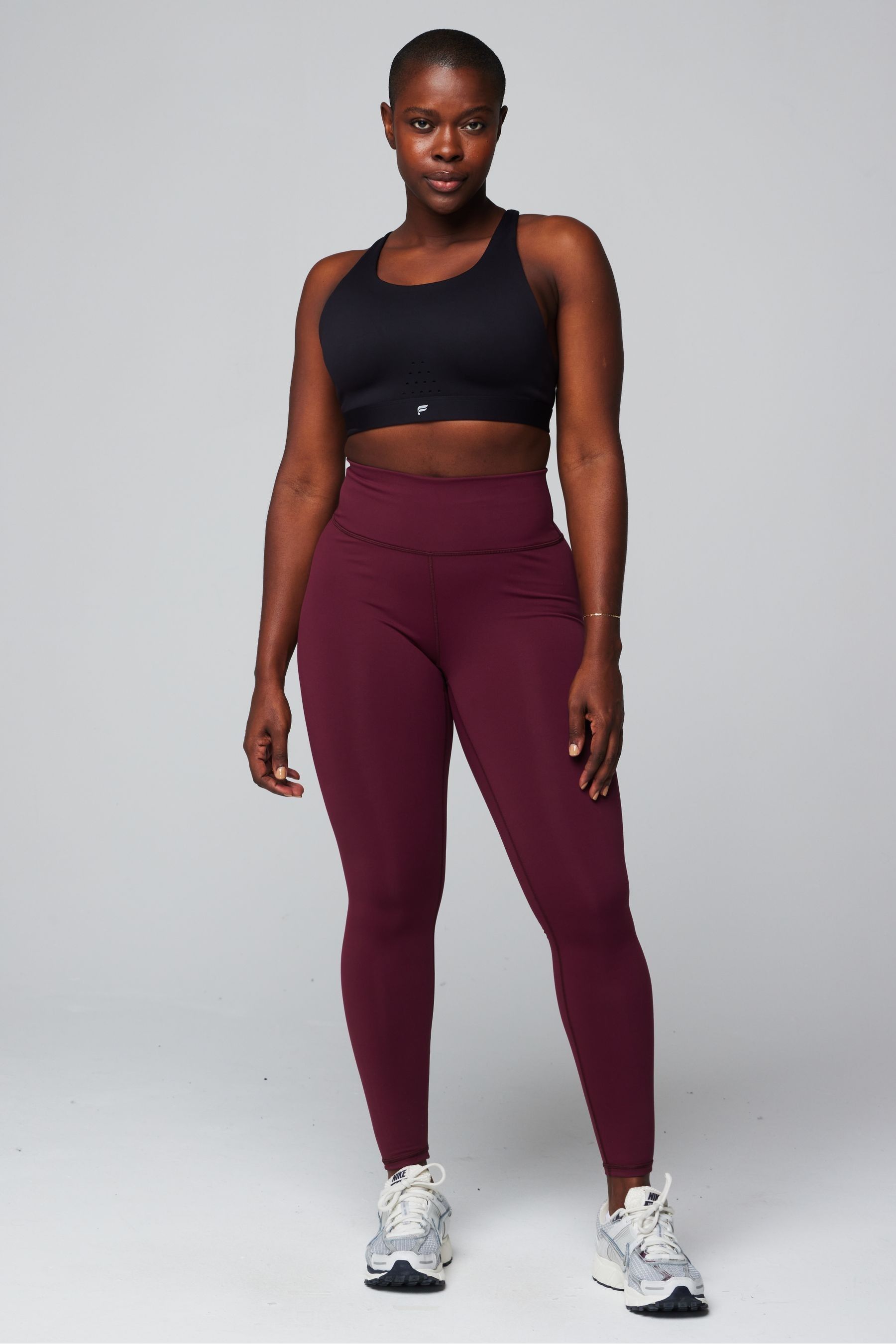 Buy Fabletics Burgundy Red Define Power Hold High Waisted Leggings from Next Luxembourg