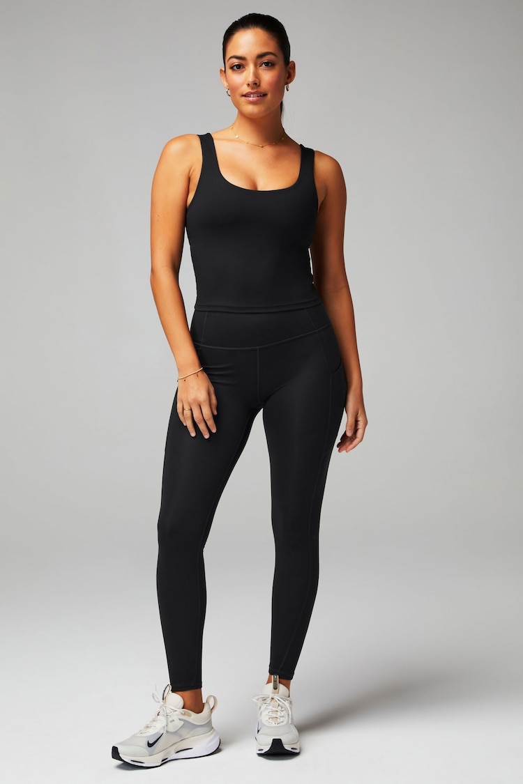 Fabletics Black Oasis Twist BuiltIn Bra Tank - Image 1 of 6