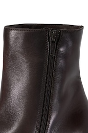 Dune London Brown Paxten Smart Western Ankle Boots - Image 5 of 5