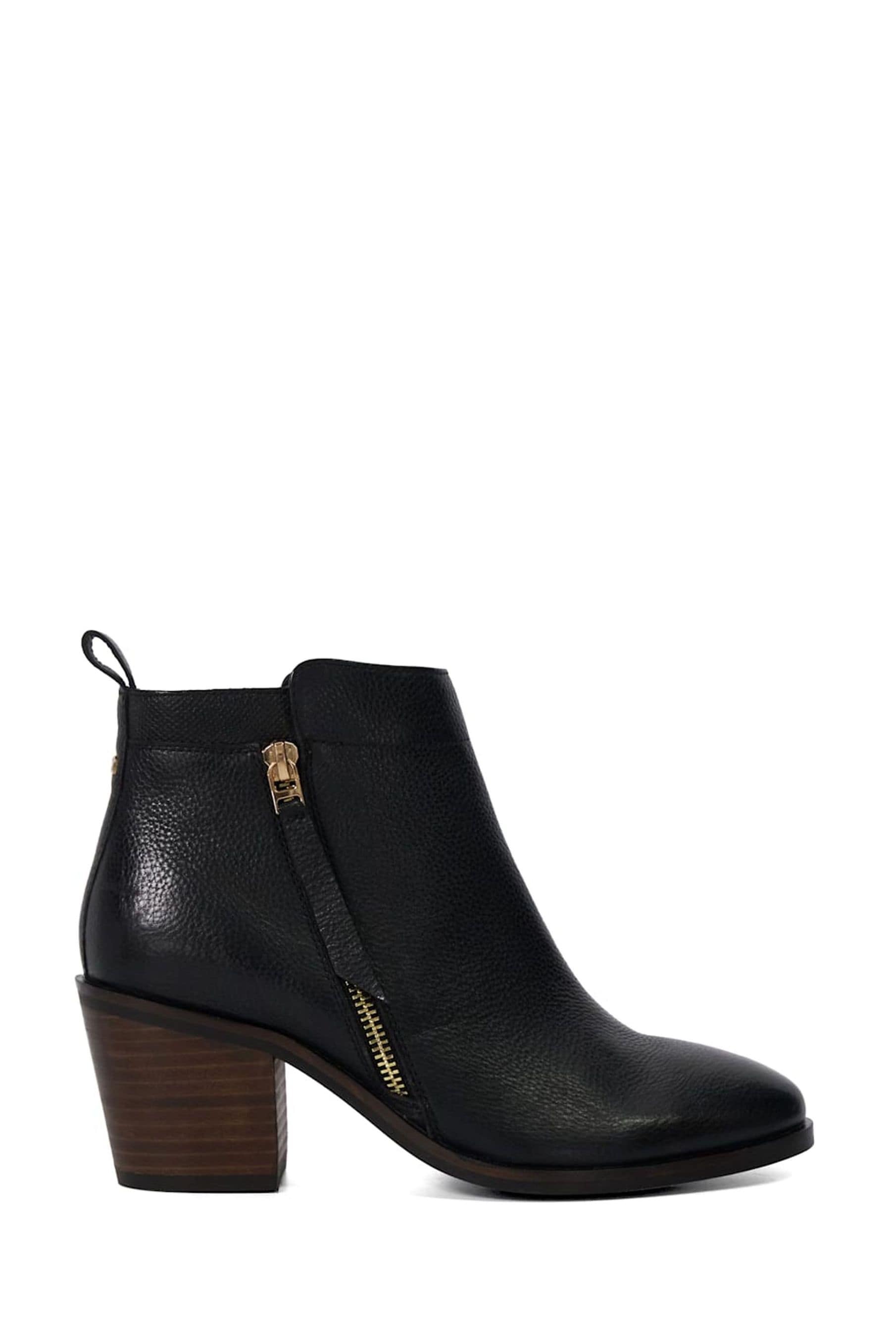 Dune ladies black ankle boots on sale