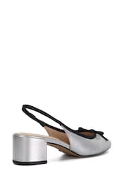 Dune London Silver Classy Slingback Shoes - Image 3 of 6