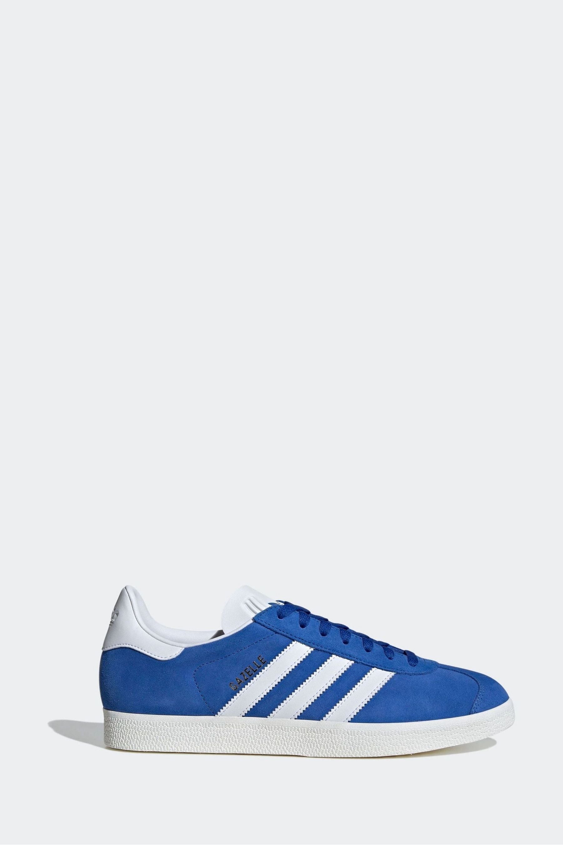 Buy adidas Originals Blue White Gazelle Trainers from the Next UK online shop