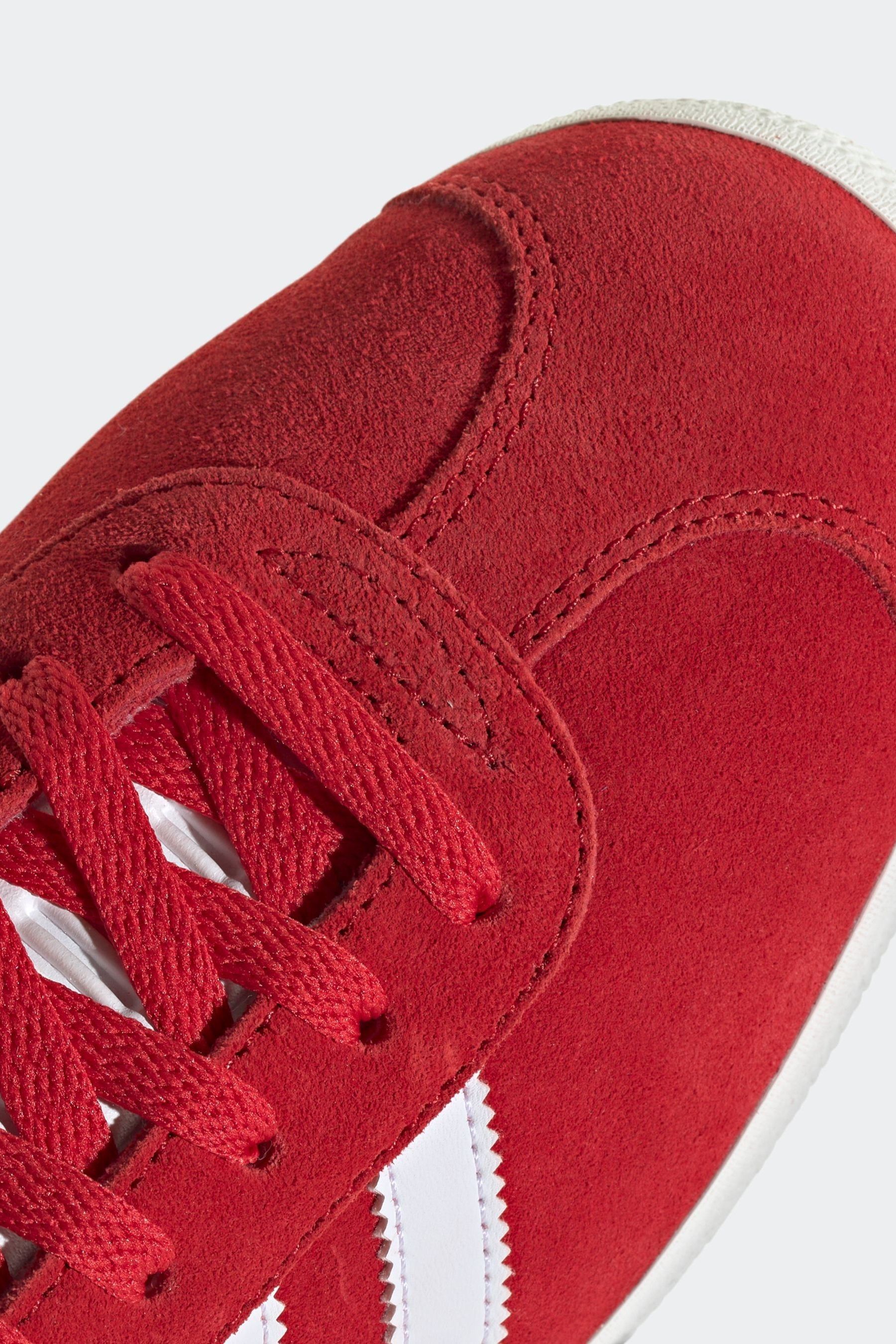 Buy adidas Originals Red White Gazelle Trainers from Next Ireland