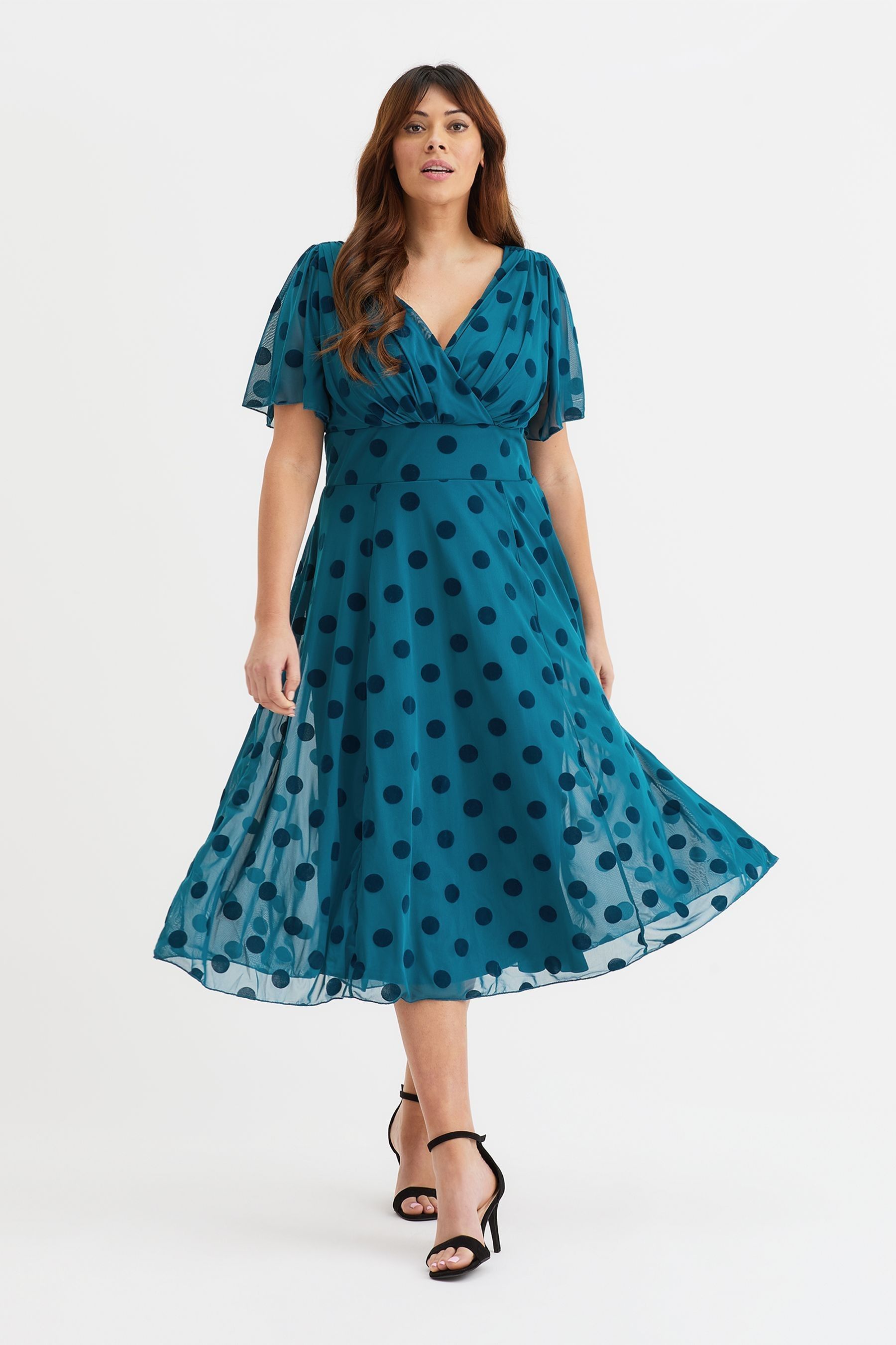 Scarlett and jo polka dot dress cheap