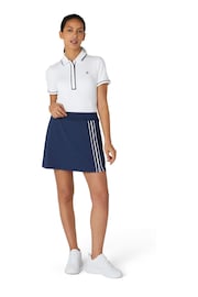 Original Penguin Golf Asymmetrical Blue Skort with Pleated Detail - Image 1 of 5