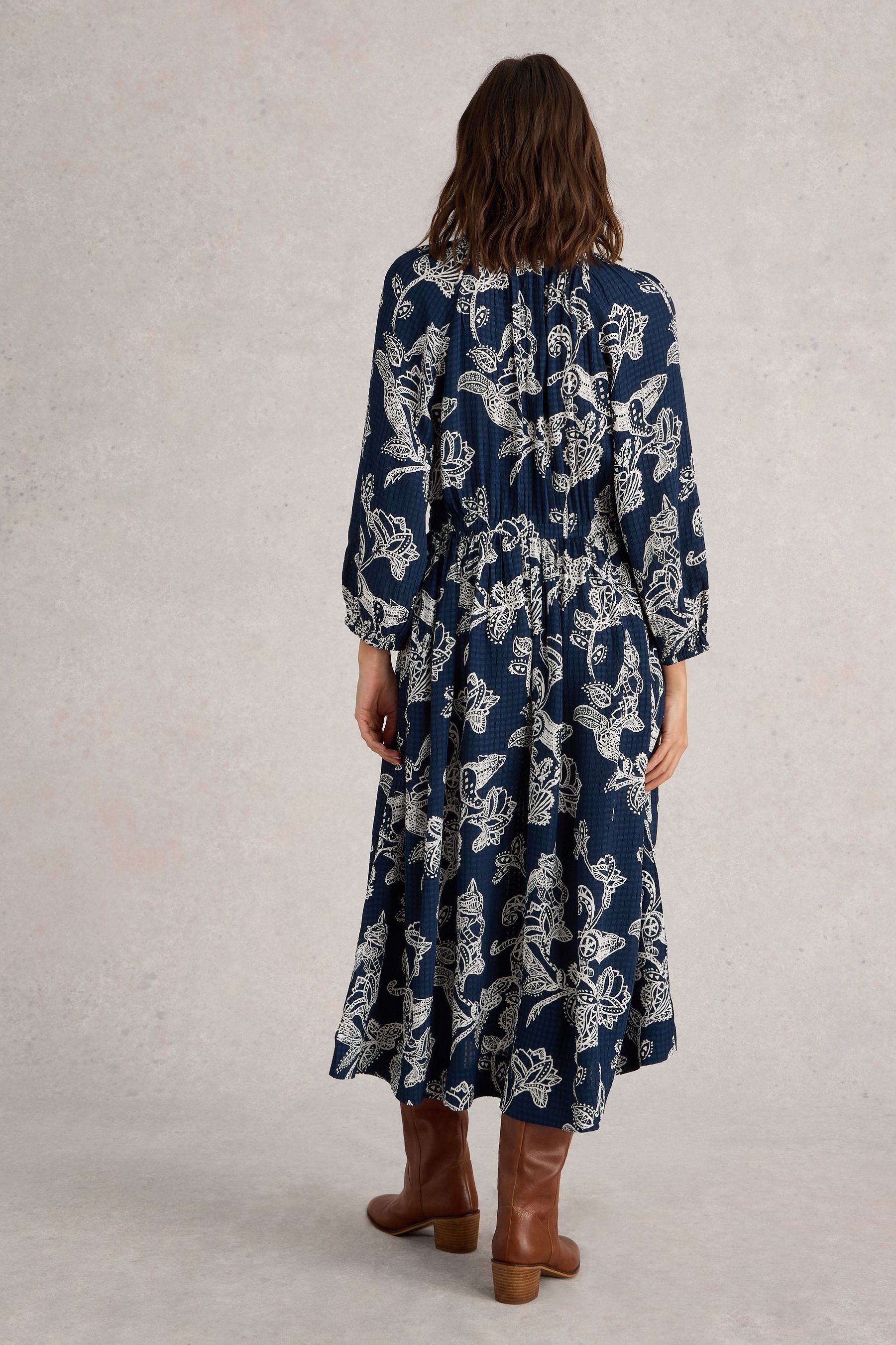 Buy White Stuff Blue Skylar Midi Dress from the Next UK online shop