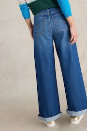 White Stuff Blue Ayla Wide Leg Jeans - Image 2 of 6