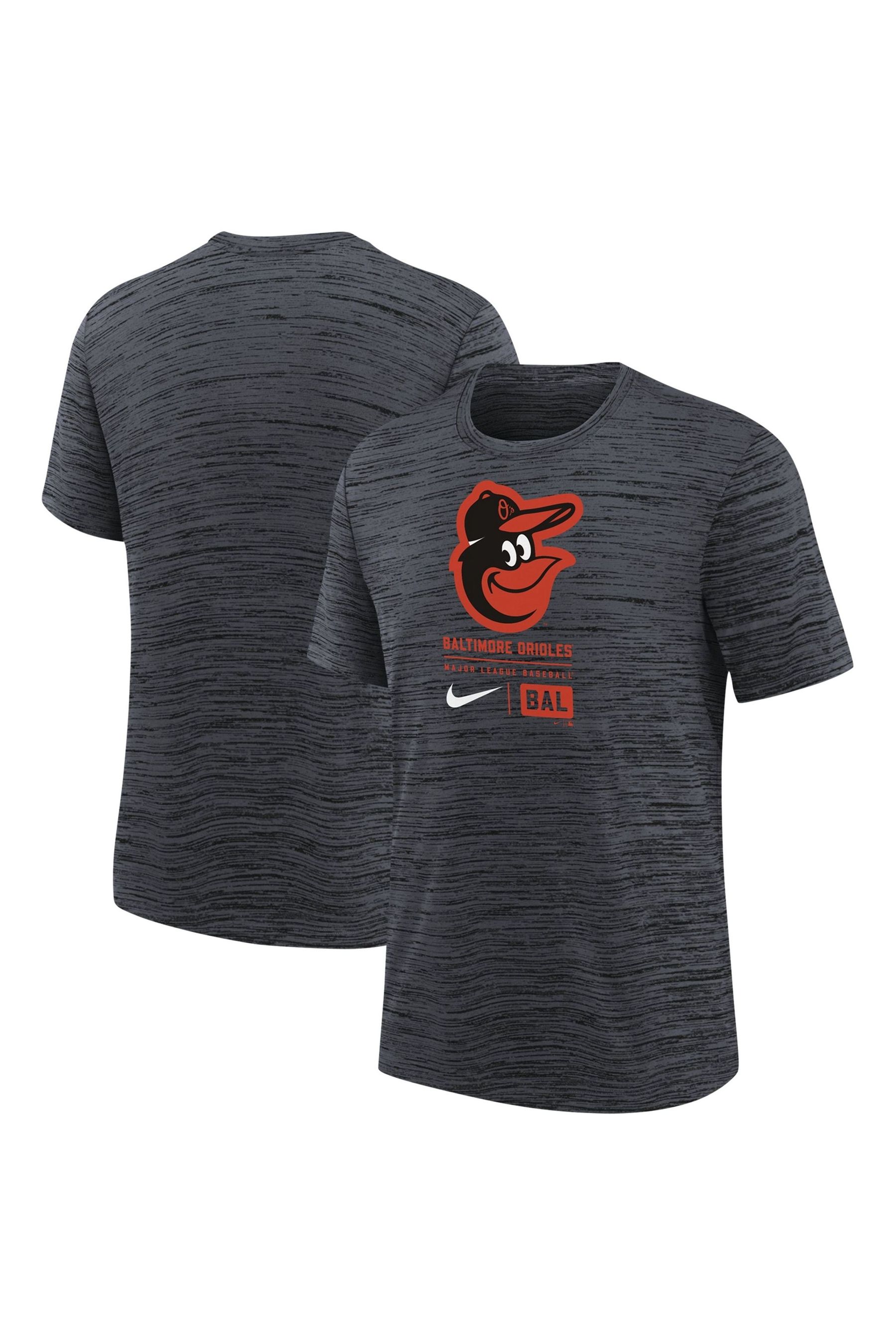 Buy Fanatics Youth MLB Baltimore Orioles Large Logo Velocity Black T Shirt from Next Malta