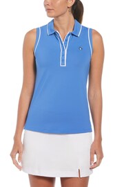 Original Penguin Golf Sleeveless Polo Shirt with Piping - Image 1 of 4