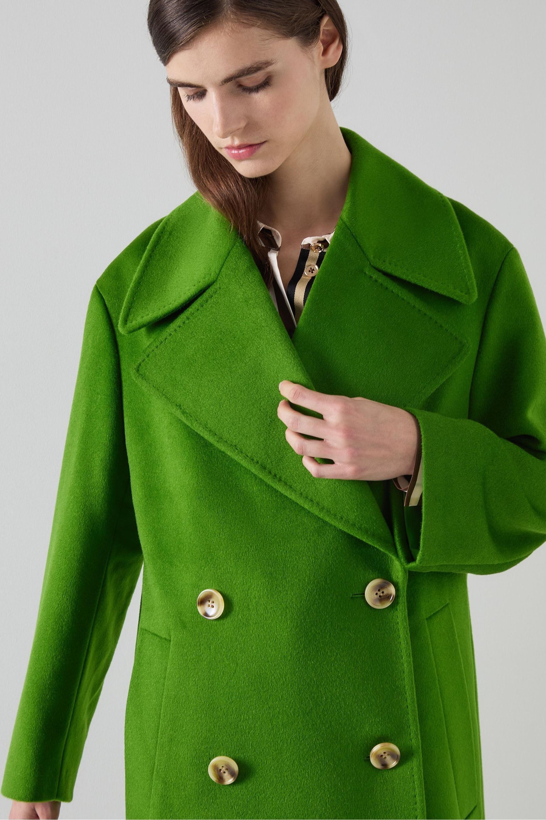 Lk bennett green coat hotsell