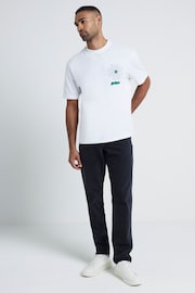 River Island Cream Regular Fit License T-Shirt - Image 2 of 4