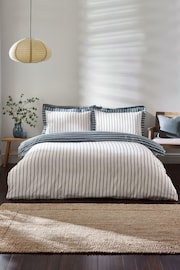 Yard Dusk Helmsley Stripe 100% Tumbled Cotton Duvet Set - Image 1 of 3