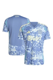 adidas Blue Ajax Away Shirt 2024-25 - Image 1 of 3