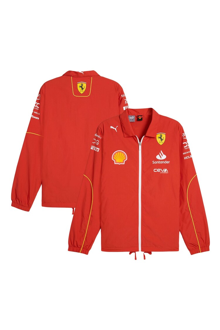 Fanatics Red F1 Scuderia Ferrari 2024 Coach Team Jacket - Image 1 of 3