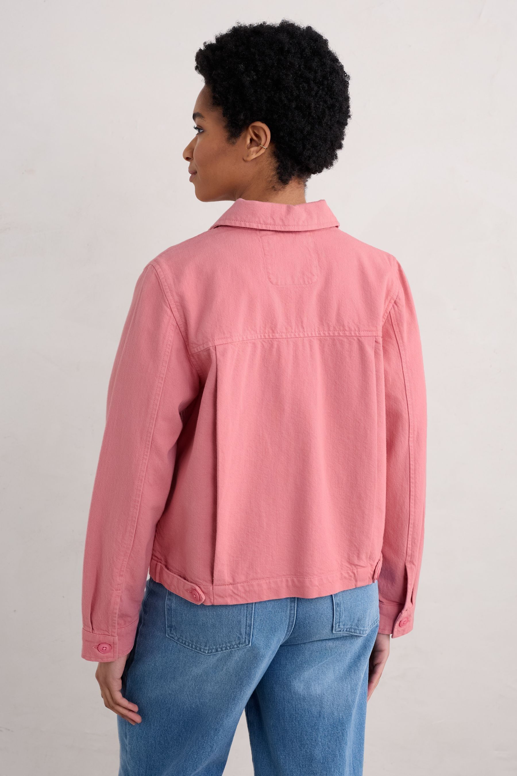 Seasalt Cornwall Pink Ballad Denim Jacket
