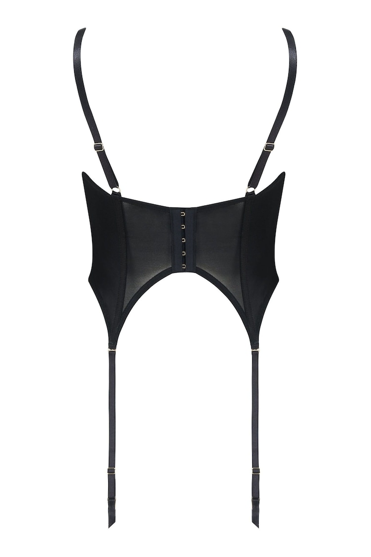 Pour Moi Black India Eyelash Cropped Basque - Image 6 of 6