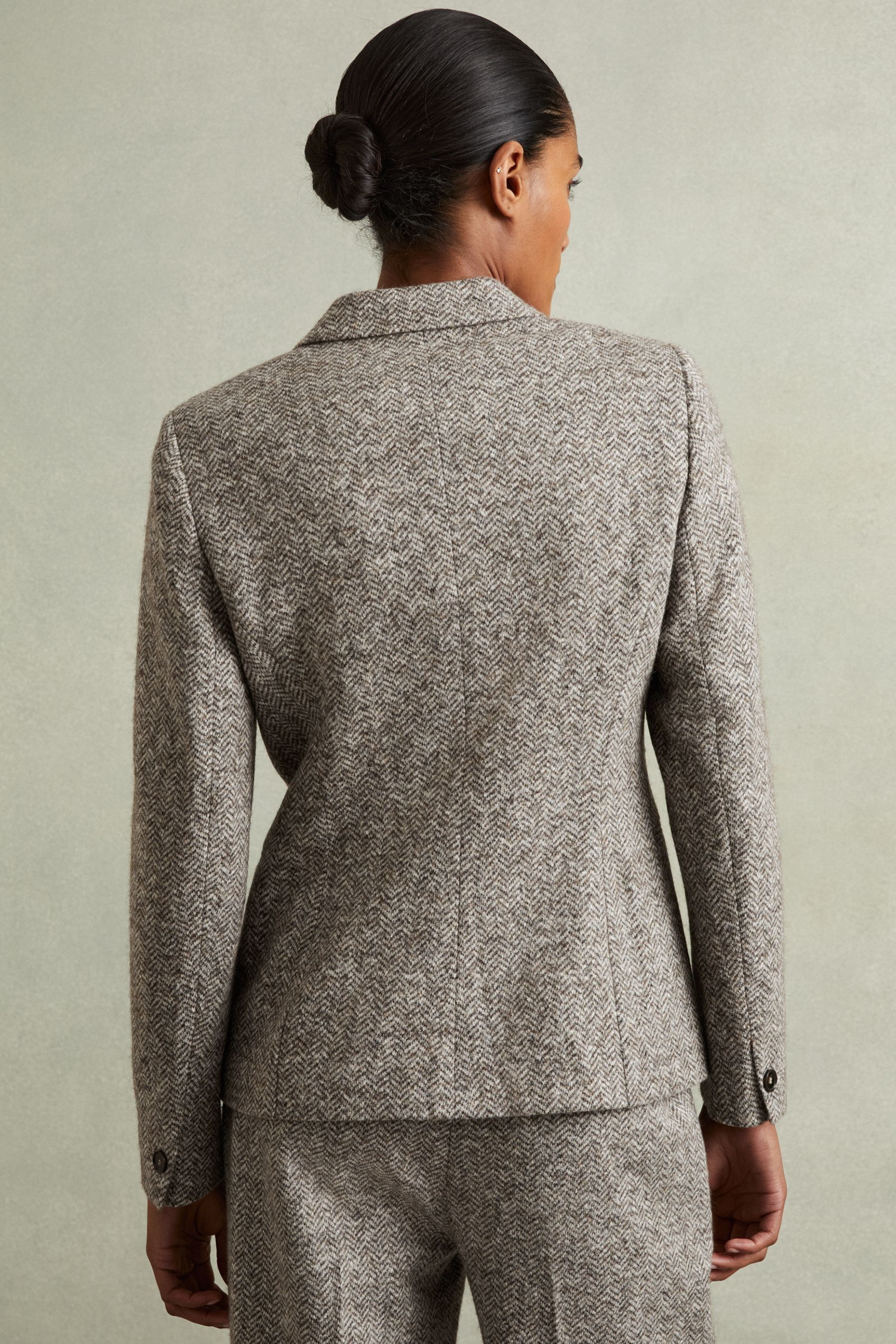 Wool tweed suit cheap