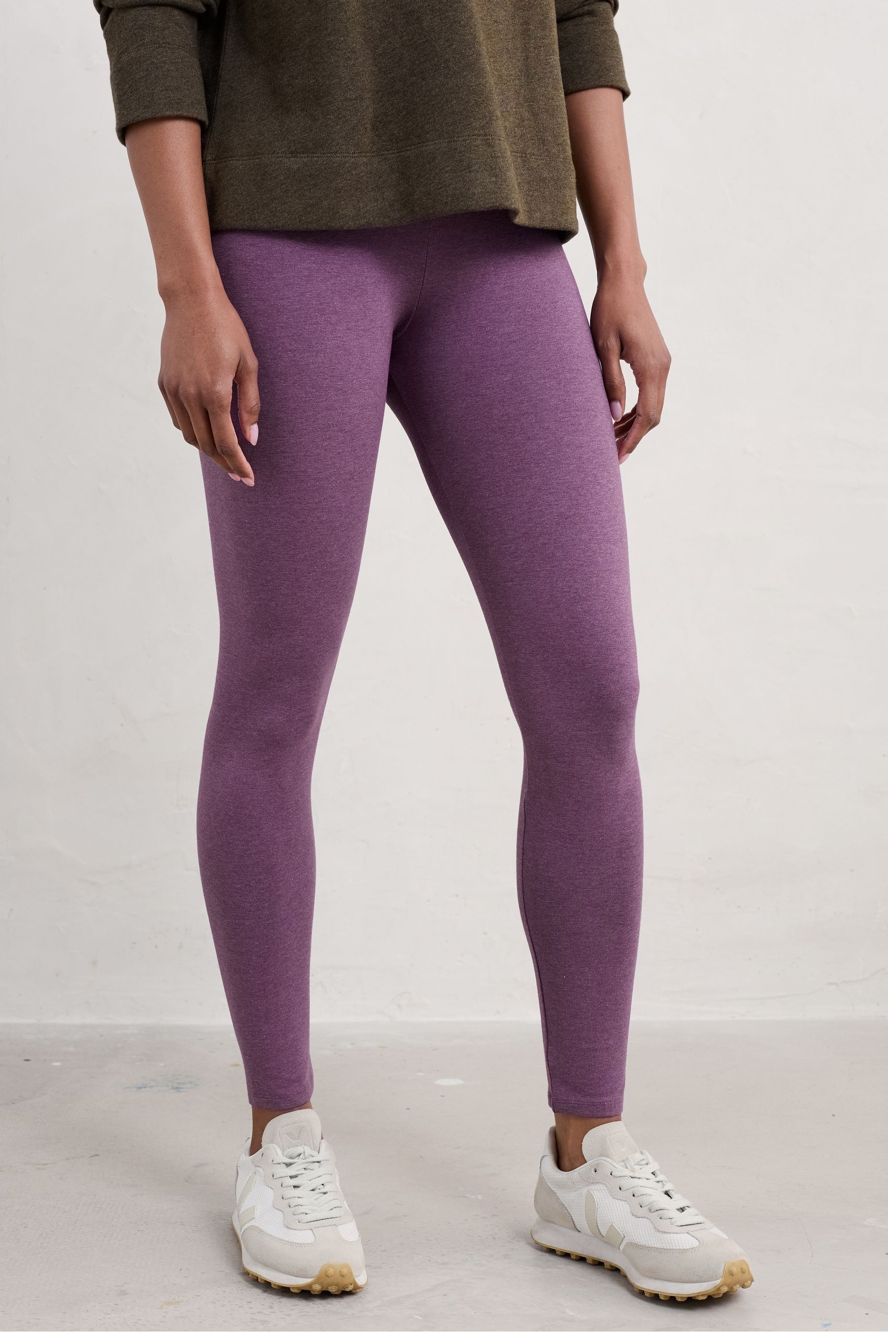 Buy Seasalt Cornwall Purple Sea Dance Cotton Leggings from Next USA