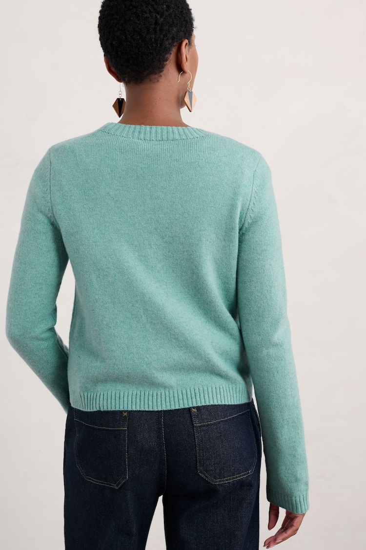 Seasalt Cornwall Blue Tern Tide Cardigan - Image 2 of 7